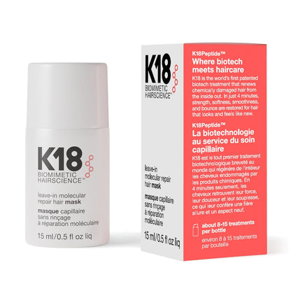 full-size leave-in molecular repair hair mask