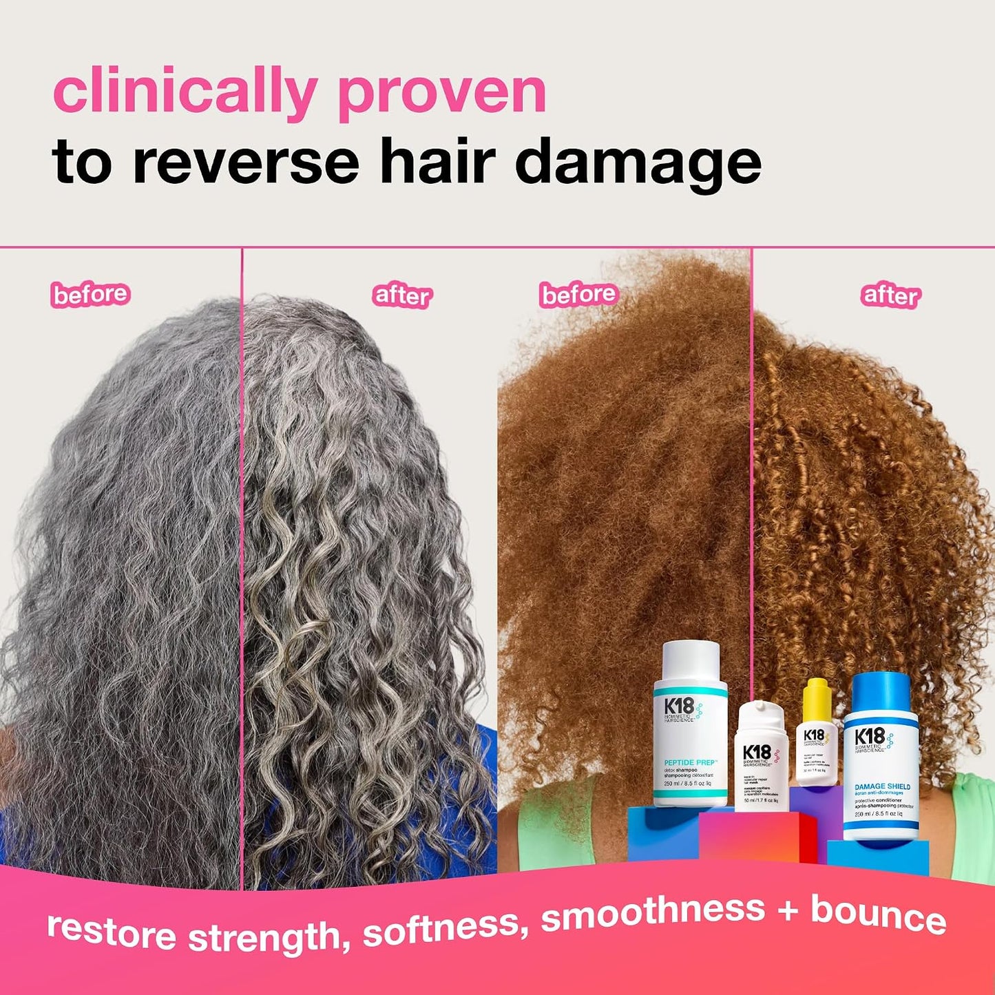 full-size leave-in molecular repair hair mask