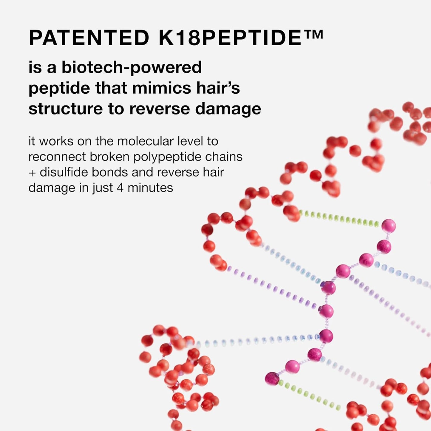 full-size leave-in molecular repair hair mask